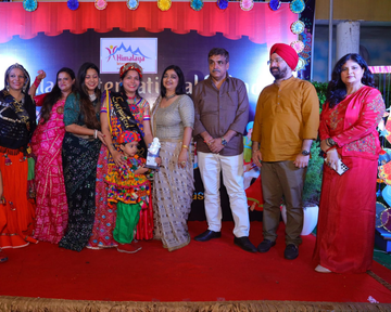 Joyful Garba Celebration at Himalaya International School